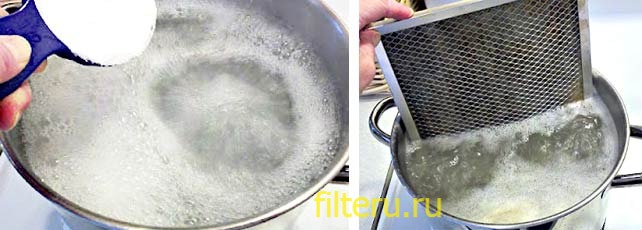 Как мыть жировой фильтр вытяжки